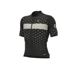 Maglia Ciclismo ALE' PR-R STARS Nero-tortora