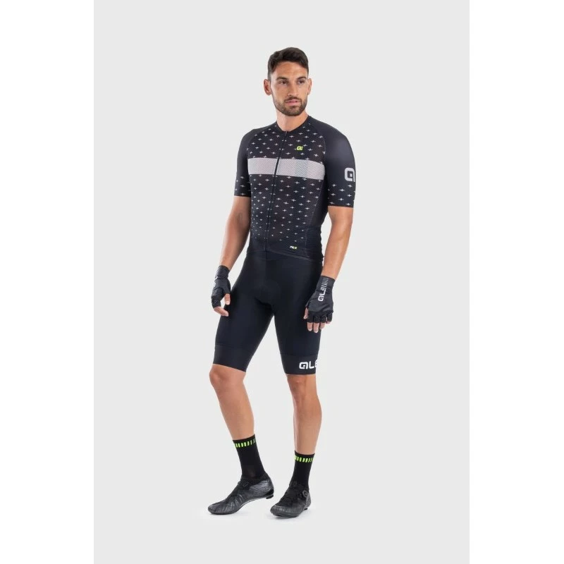 Maglia Ciclismo ALE' PR-R STARS Nero-tortora 6 Maglia Ciclismo ALE' PR-R STARS Nero-tortora - immagine 6