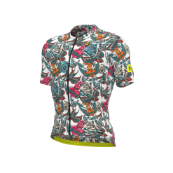 Maglia Ciclismo ALE' PR-R TATTOO Bianco