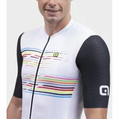 Maglia Ciclismo ALE' PR-S LOGO Bianco -Vendite Caschi bici maglia ciclismo ale pr s logo bianco 4