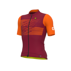 Maglia Ciclismo ALE' PR-S LOGO Bordeaux