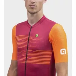 Maglia Ciclismo ALE' PR-S LOGO Bordeaux -Vendite Caschi bici maglia ciclismo ale pr s logo bordeaux 5
