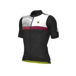 Maglia Ciclismo ALE' PR-S ZIG ZAG Nero 2023