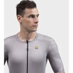 Maglia Ciclismo ALE' R-EV1 ARTIKA Grigio Tortora -Vendite Caschi bici maglia ciclismo ale r ev1 artika grigio tortora 3