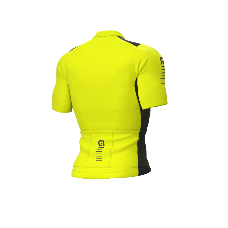 Maglia Ciclismo ALE' R-EV1 RACE 2.0 Giallo Fluo 2 Maglia Ciclismo ALE' R-EV1 RACE 2.0 Giallo Fluo - immagine 2