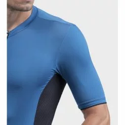 Maglia Ciclismo ALE' SOLID COLOR BLOCK Blu Italia -Vendite Caschi bici maglia ciclismo ale solid color block blu italia 1