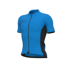 Maglia Ciclismo ALE' SOLID COLOR BLOCK Blu Italia