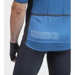 Maglia Ciclismo ALE' SOLID COLOR BLOCK Blu Italia -Vendite Caschi bici maglia ciclismo ale solid color block blu italia 4