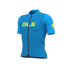 Maglia Ciclismo ALE' SOLID CROSS Azzurro 2023