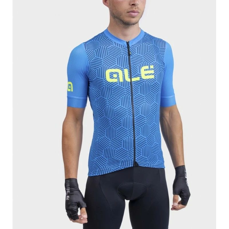 Maglia Ciclismo ALE' SOLID CROSS Azzurro 2023 6 Maglia Ciclismo ALE' SOLID CROSS Azzurro 2023 - immagine 6