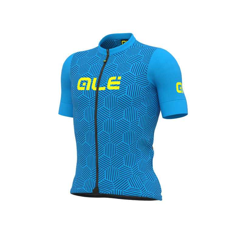 Maglia Ciclismo ALE' SOLID CROSS Azzurro 2023 1 Maglia Ciclismo ALE' SOLID CROSS Azzurro 2023