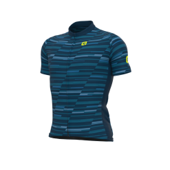 Maglia Ciclismo ALE' SOLID STEP Blu