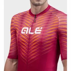 Maglia Ciclismo ALE' SOLID THORN Bordeaux -Vendite Caschi bici maglia ciclismo ale solid thorn bordeaux 3