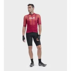 Maglia Ciclismo ALE' SOLID THORN Bordeaux -Vendite Caschi bici maglia ciclismo ale solid thorn bordeaux 4