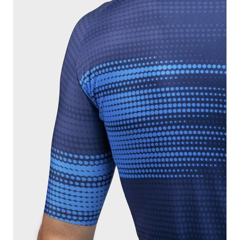 Maglia Ciclismo ALE' SOLID TURBO Blu 3 Maglia Ciclismo ALE' SOLID TURBO Blu - immagine 3