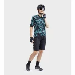 Maglia Ciclismo Donna ALE' OFF ROAD - GRAVEL WOODLAND Verde