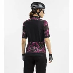 Maglia Ciclismo Donna ALE' OFF ROAD - GRAVEL WOODLAND Viola