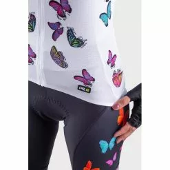 Maglia Ciclismo Donna ALE' PR-R BUTTERFLY Bianco 11 Maglia Ciclismo Donna ALE' PR-R BUTTERFLY Bianco -Vendite Caschi bici maglia ciclismo donna ale pr r butterfly bianco 2