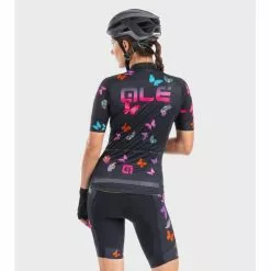 Maglia Ciclismo Donna ALE' PR-R BUTTERFLY Nero -Vendite Caschi bici maglia ciclismo donna ale pr r butterfly nero 4