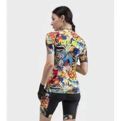 Maglia Ciclismo Donna ALE' PR-R KENYA Giallo -Vendite Caschi bici maglia ciclismo donna ale pr r kenya giallo 7