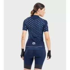 Maglia Ciclismo Donna ALE' PR-R STARS Blu Marino-bianco -Vendite Caschi bici maglia ciclismo donna ale pr r stars blu marino bianco 4