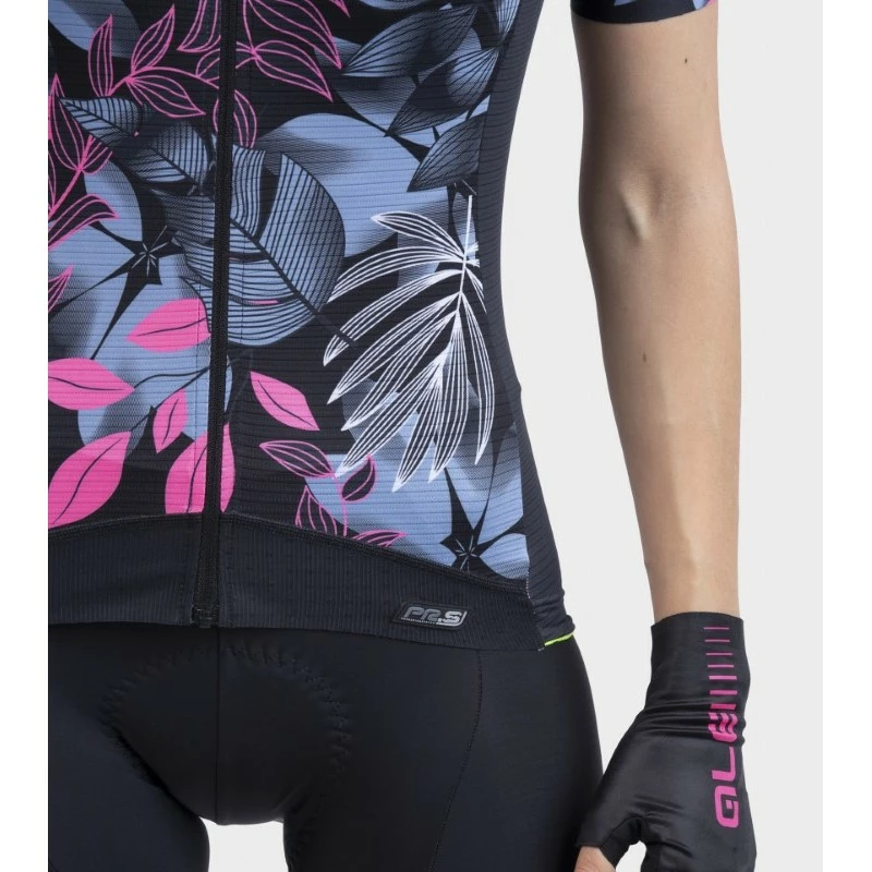 Maglia Ciclismo Donna ALE' PR-S GARDEN Nero 5 Maglia Ciclismo Donna ALE' PR-S GARDEN Nero - immagine 5