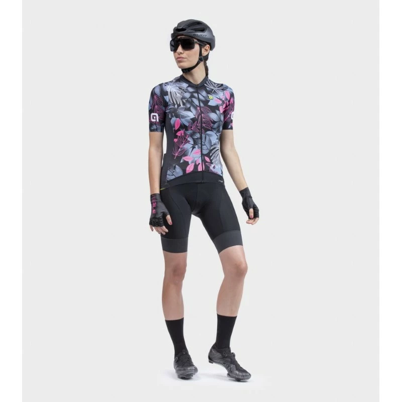 Maglia Ciclismo Donna ALE' PR-S GARDEN Nero 8 Maglia Ciclismo Donna ALE' PR-S GARDEN Nero - immagine 8