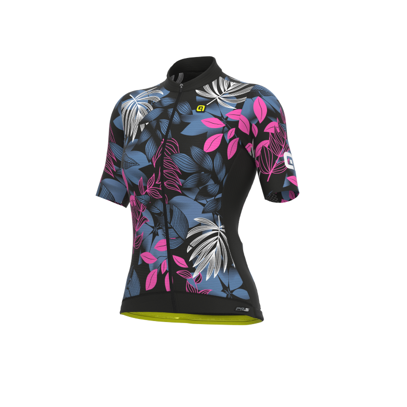 Maglia Ciclismo Donna ALE' PR-S GARDEN Nero 1 Maglia Ciclismo Donna ALE' PR-S GARDEN Nero