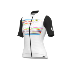 Maglia Ciclismo Donna ALE' PR-S LOGO Bianco