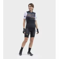Maglia Ciclismo Donna ALE' PR-S LOGO Nero -Vendite Caschi bici maglia ciclismo donna ale pr s logo nero 8
