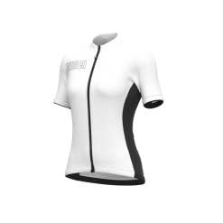 Maglia Ciclismo Donna ALE' SOLID COLOR BLOCK Bianco