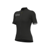 Maglia Ciclismo Donna ALE' SOLID COLOR BLOCK Nero