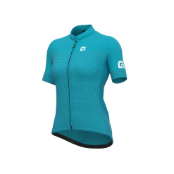 Maglia Ciclismo Donna ALE' SOLID LEVEL Turchese