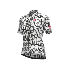 Maglia Ciclismo Donna ALE' SOLID RIDE Bianco