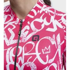 Maglia Ciclismo Donna ALE' SOLID RIDE Fragola -Vendite Caschi bici maglia ciclismo donna ale solid ride fragola 2