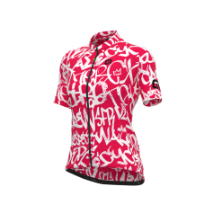 Maglia Ciclismo Donna ALE' SOLID RIDE Fragola