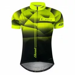 Maglia Ciclismo FORCE BEST Fluo Nero