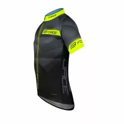 Maglia Ciclismo FORCE BEST Nero Fluo -Vendite Caschi bici maglia ciclismo force best nero fluo 2