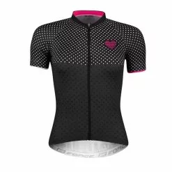 Maglia Ciclismo FORCE Donna POINTS LADY Nero