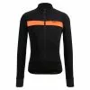 Maglia Ciclismo Invernale SANTINI Maniche Lunghe ADAPT WOOL Arancio