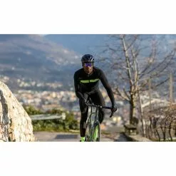 Maglia Ciclismo Invernale SANTINI Maniche Lunghe ADAPT WOOL Nero -Vendite Caschi bici maglia ciclismo invernale santini maniche lunghe adapt wool nero 3