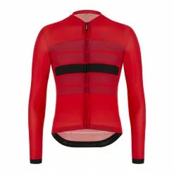 Maglia Ciclismo SANTINI ECOSLEEK BENGAL Maniche Lunghe RS -Vendite Caschi bici maglia ciclismo santini ecosleek bengal maniche lunghe rs 2