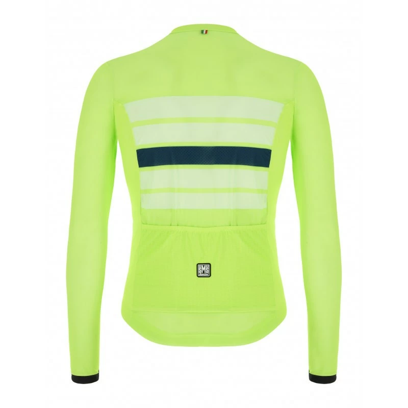 Maglia Ciclismo SANTINI ECOSLEEK BENGAL Maniche Lunghe VF 2 Maglia Ciclismo SANTINI ECOSLEEK BENGAL Maniche Lunghe VF - immagine 2