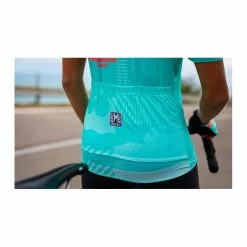 Maglia Ciclismo SANTINI GIADA OPTIC Donna AC -Vendite Caschi bici maglia ciclismo santini giada optic donna ac 2