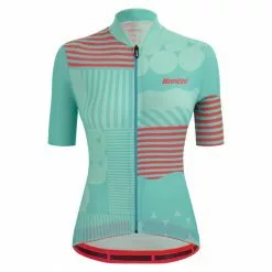 Maglia Ciclismo SANTINI GIADA OPTIC Donna AC