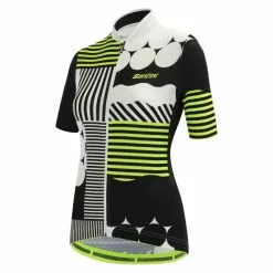 Maglia Ciclismo SANTINI GIADA OPTIC Donna BI
