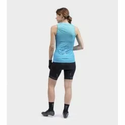 Maglia Ciclismo Senza Maniche Donna ALE' SOLID LEVEL Turchese -Vendite Caschi bici maglia ciclismo senza maniche donna ale solid level turchese 5