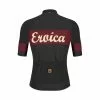 Maglia Ciclismo Vintage SANTINI L'EROICA RUBY Grigio In Lana