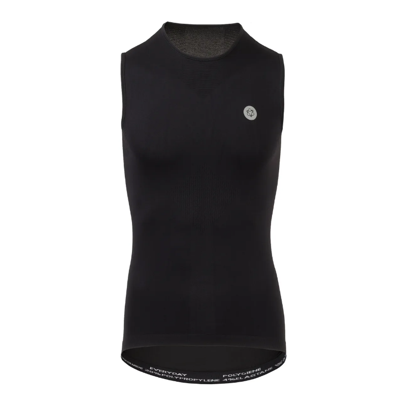 Maglia Intimo AGU Senza Maniche Nera Unisex 2 Maglia Intimo AGU Senza Maniche Nera Unisex - immagine 2