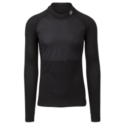 Maglia Intimo Lana AGU WINTER Antivento WIND BREAKER Manica Lunga Nera Unisex